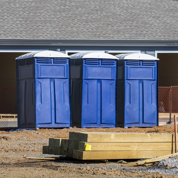 what is the expected delivery and pickup timeframe for the porta potties in Cahone CO